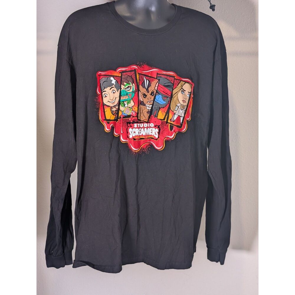 Universal Studios Studio Screamers Horror Characters Black T-Shirt Men’s XL